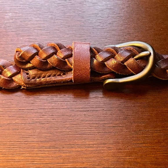 AEO Boho Braided Brown Belt - Picture 3 of 9